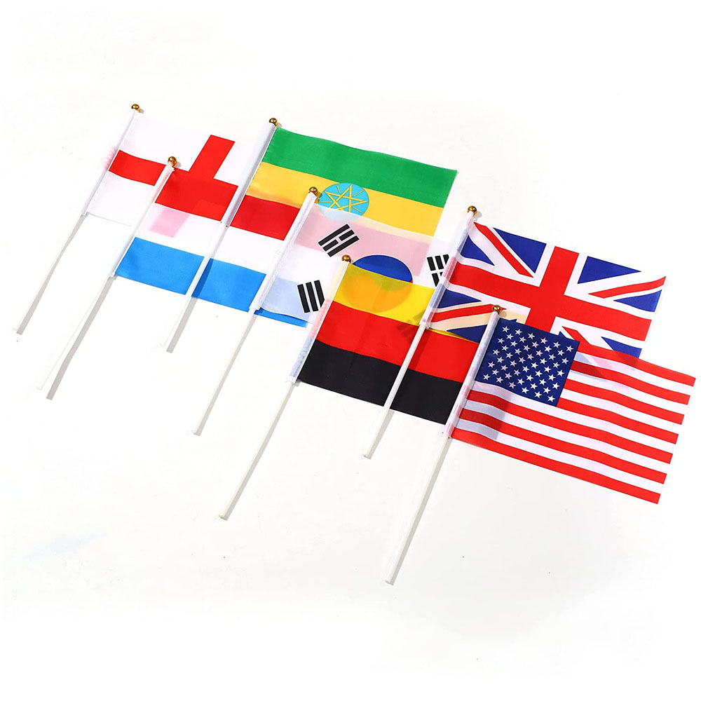Custom Mini Handheld Stick Flag